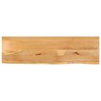vidaXL Tafelblad met natuurlijke rand 140x20x2,5 cm massief, Huis en Inrichting, Tafels | Eettafels, Verzenden, Nieuw