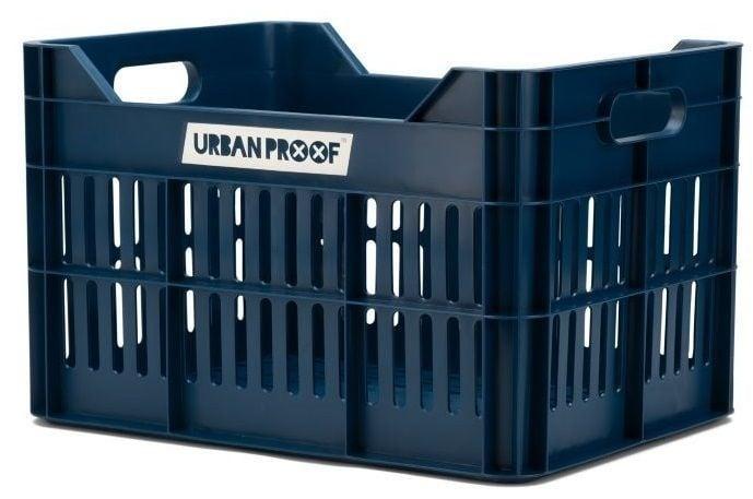 URBAN PROOF Fietskrat 30L Click Donkerblauw, Fietsen en Brommers, Fietsaccessoires | Fietsmanden, Nieuw, Verzenden
