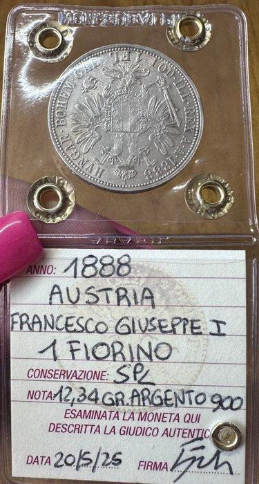 Oostenrijk. Franz Joseph I (1848-1916). 1 Florin 1888, Postzegels en Munten, Munten | Europa | Niet-Euromunten