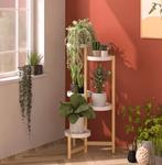 Bamboe hoek-plantenstandaard – 3-5 lagen, rond design, Tuin en Terras, Tuintafels, Verzenden, Nieuw