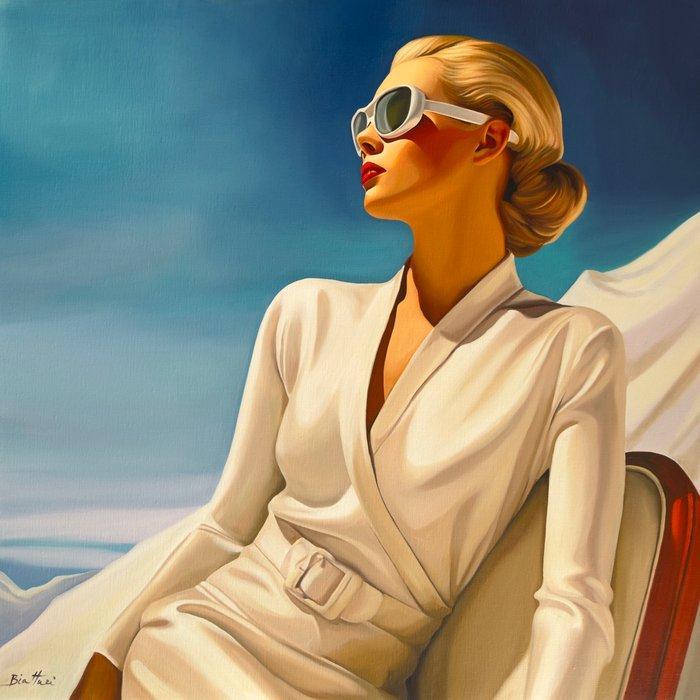 Biatturi Irina - Dans les Alpes, Antiek en Kunst, Kunst | Designobjecten