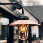 Provence Stallamp Zwart Koper Buitenverlichting, Overige materialen, Verzenden, Wandlamp, Nieuw