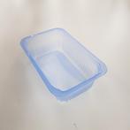 Plastic schaal 275x175x86mm, transparant blauw, nieuw (rest), Ophalen of Verzenden