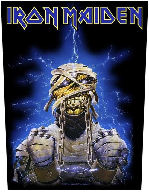 Iron Maiden - Powerslave Eddie - Backpatch off. merchandise, Verzamelen, Muziek, Artiesten en Beroemdheden, Kleding, Nieuw, Ophalen of Verzenden