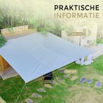2dekans | ODADDY® Schaduwdoek 5x5m Rechthoek - Zonnezeil -, Tuin en Terras, Zonneschermen, Ophalen of Verzenden, Zo goed als nieuw