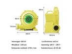 Coast Luchtblazer - 450W - 220V tot 240V, Verzenden, Nieuw