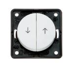 Berker Jalouzie Drukcontact Flow/Pure Inbouw Wit Hoogglans, Caravans en Kamperen, Nieuw