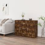 vidaXL Dressoir 91x29,5x65 cm bewerkt hout gerookt, Huis en Inrichting, Verzenden, Nieuw, 50 tot 100 cm, 25 tot 50 cm