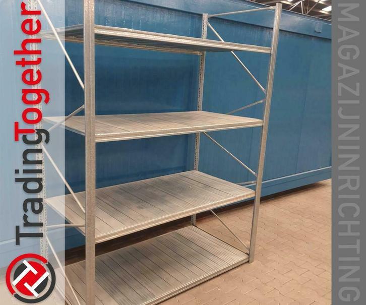 Gebruikte grootvakstelling / Metalsistem, Nedcon &amp; Stow, Zakelijke goederen, Kantoor en Winkelinrichting | Magazijn, Stelling en Opslag