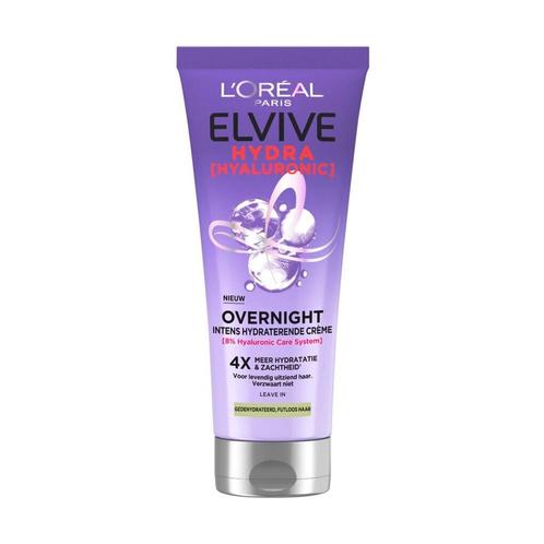 LOréal Paris Elvive Hydra Hyaluronic Overnight Crème, Sieraden, Tassen en Uiterlijk, Uiterlijk | Haarverzorging, Nieuw, Verzenden