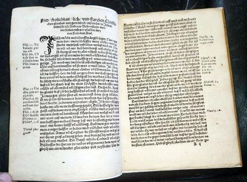 Bodenstein von Karlstadt - Missive von der allerhochsten, Antiek en Kunst, Antiek | Boeken en Bijbels