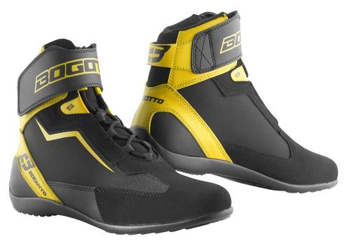 Bogotto Mix District Motorschoenen Zwart Geel, Motoren, Kleding | Motorkleding, Heren, Nieuw met kaartje, Laarzen, Verzenden
