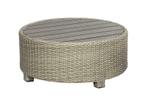 beach7 birdwood footstool tafel rond cloudy grey, Nieuw, Wicker