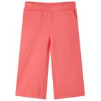vidaXL Kinderbroek met wijde pijpen 104 koraalkleurig, Verzenden, Nieuw