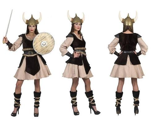 Viking kostuum vrouw Ragna, Kleding | Dames, Carnavalskleding en Feestkleding, Nieuw, Ophalen of Verzenden