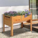 TRUUSK Verhoogd Kruidenbed Plantenbak Van Hout Met Afvoergat, Tuin en Terras, Bloembakken en Plantenbakken, Verzenden, Nieuw