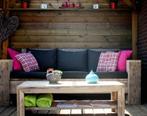 Loungebank | Steigerhout | aanbieding set | bank stoel tafel, Tuin en Terras, Tuinsets en Loungesets, Nieuw, Bank, 4 zitplaatsen
