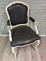 Fauteuil - Hout, Leder