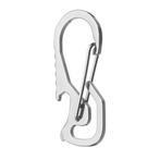 Karabijnhaak / sleutelhanger met fles opener - Zilver, Ophalen of Verzenden, Nieuw