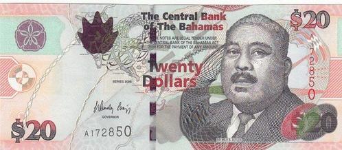 74 20 v Chr Bahamas P 74 20 Dollars 2006 Unc, Postzegels en Munten, Bankbiljetten | Europa | Niet-Eurobiljetten, Verzenden