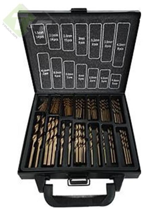 Boorset 101 Delig, HSS Boor, Cobalt Coated, Borenset, Hoffte, Doe-het-zelf en Verbouw, Gereedschap | Handgereedschap, Nieuw, Ophalen of Verzenden