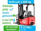 Elektrische Heftruck | 1000 kg | 3-wiel | 4.5 meter | 100 Ah, Zakelijke goederen, Machines en Bouw | Heftrucks en Intern transport