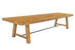 Massieve eettafel FINCA 400cm vintage bruin gerecycled, Ophalen of Verzenden, Nieuw