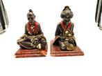 Beeld, Samurai e Geisha - 12 cm - Samurai en Geisha