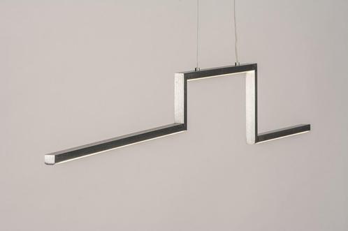 Rietveld Hanglampen - Aluminium - Geschuurd Aluminium, Huis en Inrichting, Lampen | Hanglampen, Verzenden