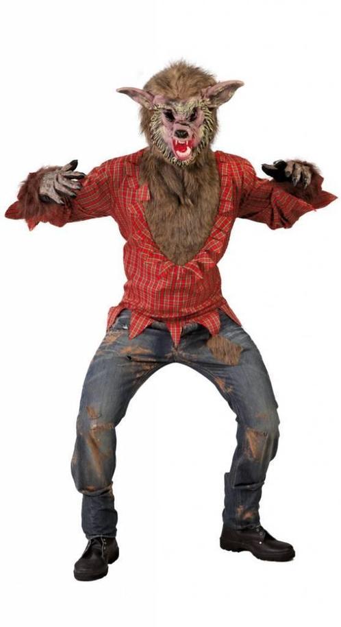 Halloween Kostuum Weerwolf L, Hobby en Vrije tijd, Feestartikelen, Nieuw, Verzenden