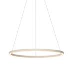 Design hanglamp beige 80cm incl. LED 3-staps dimbaar -, Huis en Inrichting, Lampen | Hanglampen, Nieuw, Design, 75 cm of meer