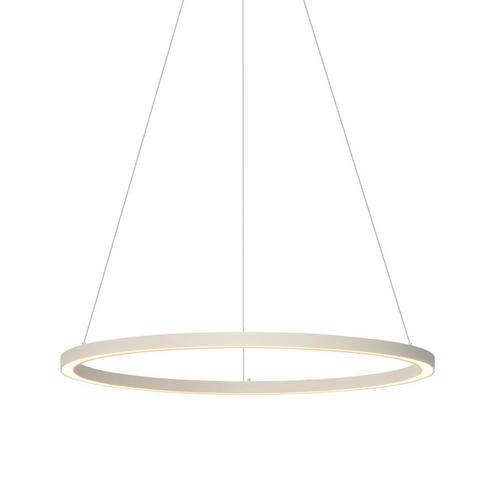 Design hanglamp beige 80cm incl. LED 3-staps dimbaar -, Huis en Inrichting, Lampen | Hanglampen, Nieuw, 75 cm of meer