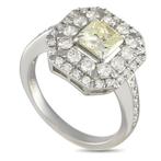 Ring Platina, Platina 1.98ct diamanten ring - 1.98ct. tw., Sieraden, Tassen en Uiterlijk, Ringen, Nieuw