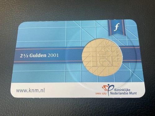 Nederland. 1 Gulden 2001 Coincard (Zonder Minimumprijs), Postzegels en Munten, Munten | Nederland
