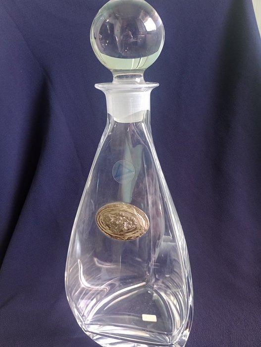 Karaf - Kristal en zilver 925 - Decanteer druppel voor, Antiek en Kunst, Antiek | Goud en Zilver