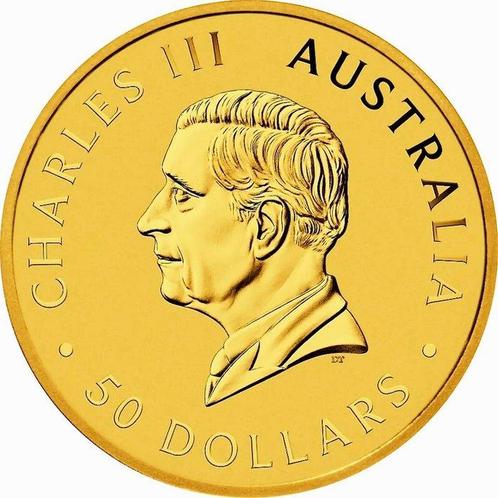 1/2 Ounce - Goud .999 - 2025 - Kangaroo fine gold - 999%, Postzegels en Munten, Edelmetalen en Baren