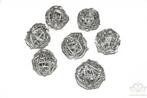 Rattan Ballen Brunch Ball Zilver dia 4 cm ca. 14 stuks, Ophalen of Verzenden, Nieuw