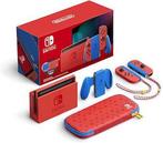 Nintendo Switch Console Set Mario Red & Blue Edition V2 I..., Spelcomputers en Games, Spelcomputers | Nintendo Switch, Ophalen of Verzenden