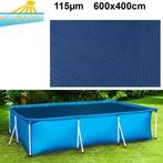 RAMROXX zwembadafdekking verwarmend zwart/blauw - 600 x 4..., Tuin en Terras, Zwembad-toebehoren, Ophalen of Verzenden, Nieuw