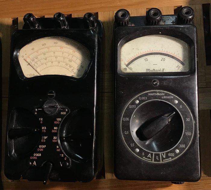 Norma Messtechnik + Hartmann & Braun - Werkgereedschap (2), Antiek en Kunst, Antiek | Wandborden en Tegels