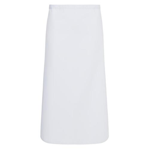 GGM Gastro | (6 Stuks) KARLOWSKY | Bistro schort Basic - Wit, Huis en Inrichting, Keuken | Textiel, Wit, Nieuw, Schort, Verzenden