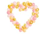 Ballonslinger Met Hart Frame Peach Pink, Hobby en Vrije tijd, Ophalen of Verzenden, Nieuw