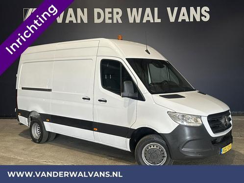 Mercedes-Benz Sprinter 516 CDI 164pk 3500kg Trekhaak L2H2, Auto's, Bestelauto's, Handgeschakeld, Diesel, Wit, Mercedes-Benz, Ophalen of Verzenden