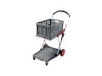 Clax trolley + 1 vouwkrat  -  Rood  -  910 mm x 550 mm x, Verzenden