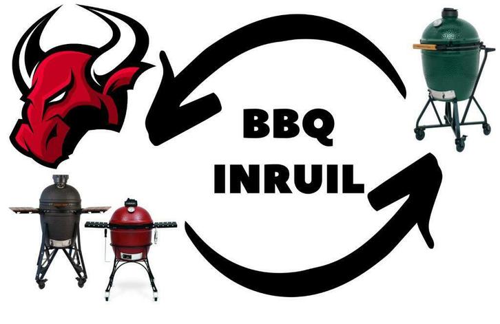 Big Green Egg, Kamado joe The Bastard inkoop inruil gevraagd, Tuin en Terras, Houtskoolbarbecues, Nieuw, Met accessoires, Ophalen of Verzenden