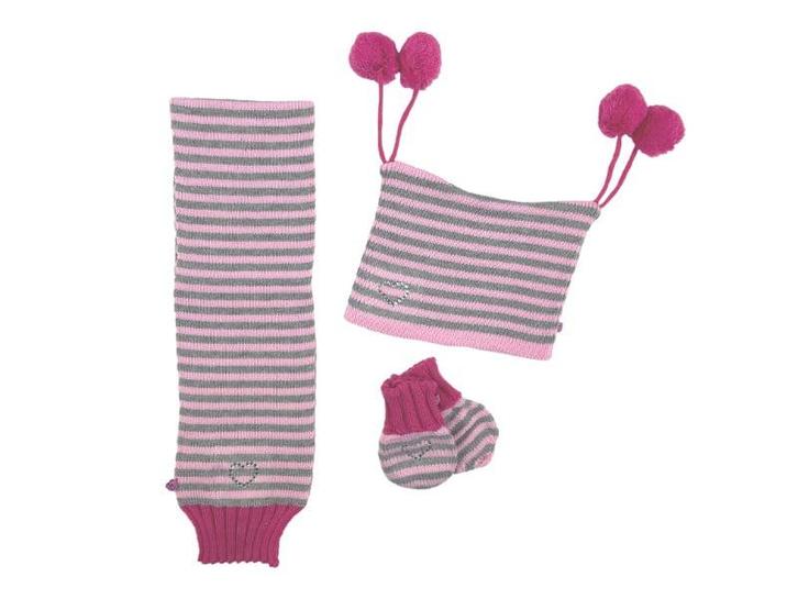 Winterset 3-delig - Sweetheart - Grijs-Roze-Fuchsia, Kinderen en Baby's, Kinderkleding | Schoenen en Sokken, Verzenden