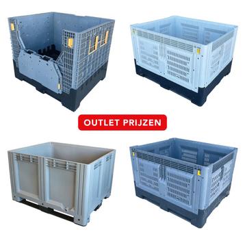 Palletboxen - Inklapbare boxen - Opvouwbare boxen - OUTLET beschikbaar voor biedingen