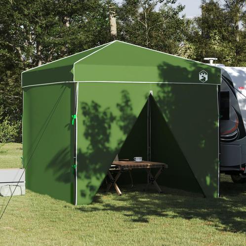 vidaXL Pop-up Luifel Tent Groen 250 x 250 cm Stof, Tuin en Terras, Partytenten, Nieuw, Verzenden