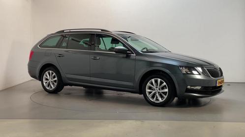 Zakelijke Lease |  Škoda Octavia Combi 1.5 TSI 150pk DSG Gre, Auto's, Skoda, Dealer onderhouden, Lease, Zwart, Automaat, Stationwagon