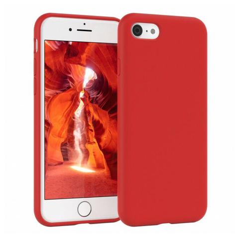 iPhone 7/8 Rood Siliconenhoesje (Hoezen, Hoezen & Covers), Telecommunicatie, Mobiele telefoons | Hoesjes en Frontjes | Apple iPhone